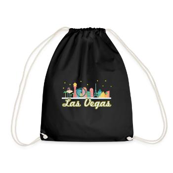 Las Vegas Strip - Drawstring Bag - black - Front