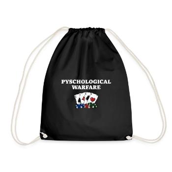 Pyschological Warfare Casino Gambler Jeu - Sac de sport léger - noir - Devant
