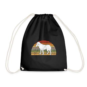 Bluetick Coonhound Gift Funny Saying - Drawstring Bag - black - Front