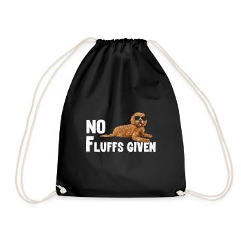 Labradoodle Hund - Turnbeutel - Schwarz - Vorne