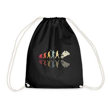 Moto Evolution Vintage Superbike Biker - Sac de sport léger - noir - Devant