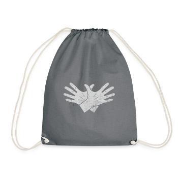 Albanian Flag Albanian Eagle Shqiponja - Drawstring Bag - grey - Front