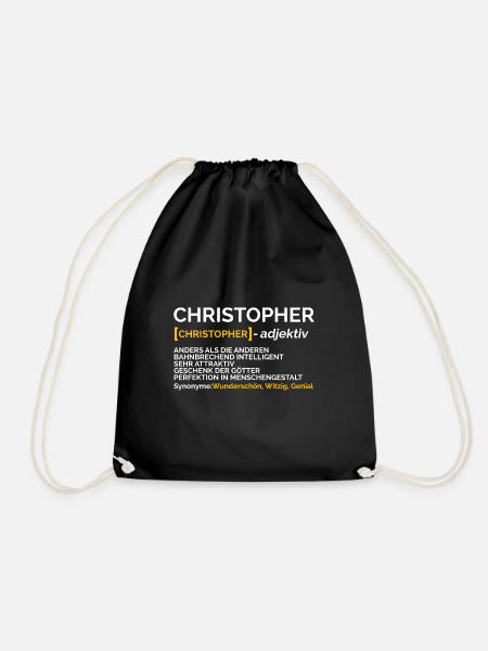 Christopher - Turnbeutel - Schwarz