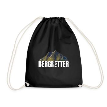 Bergretter #FOUR - Turnbeutel - Schwarz - Vorne