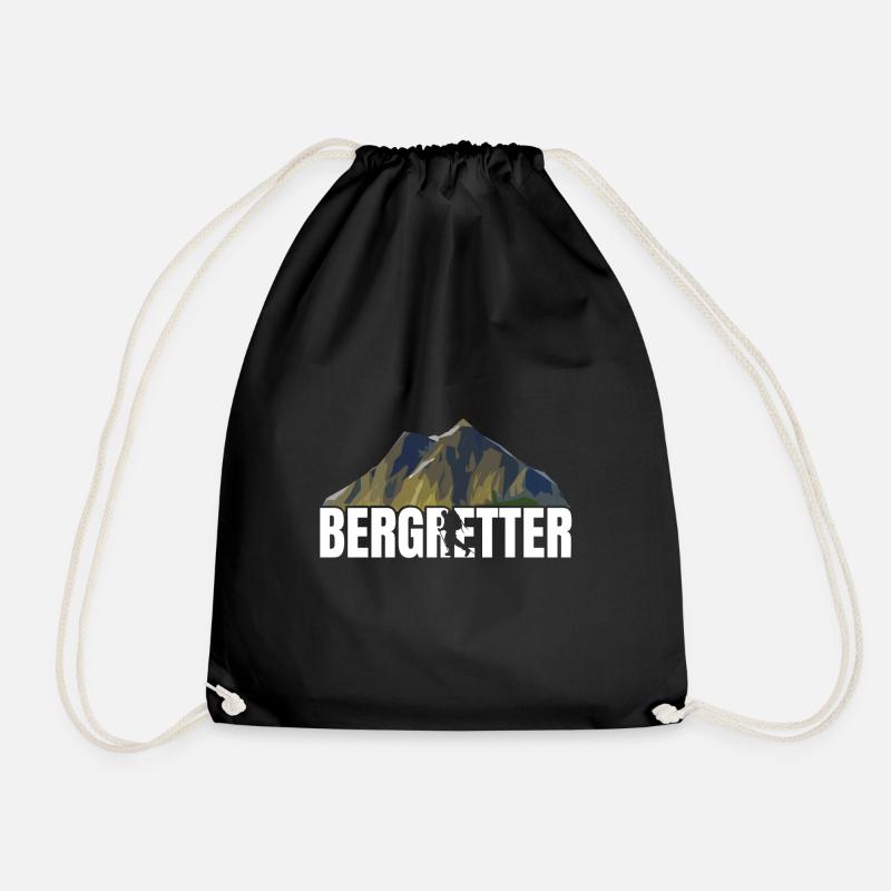 Bergretter #FOUR - Turnbeutel - Schwarz