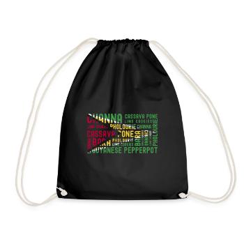 Guyana Flag Guyanais Guyanais - Sac de sport léger - noir - Devant