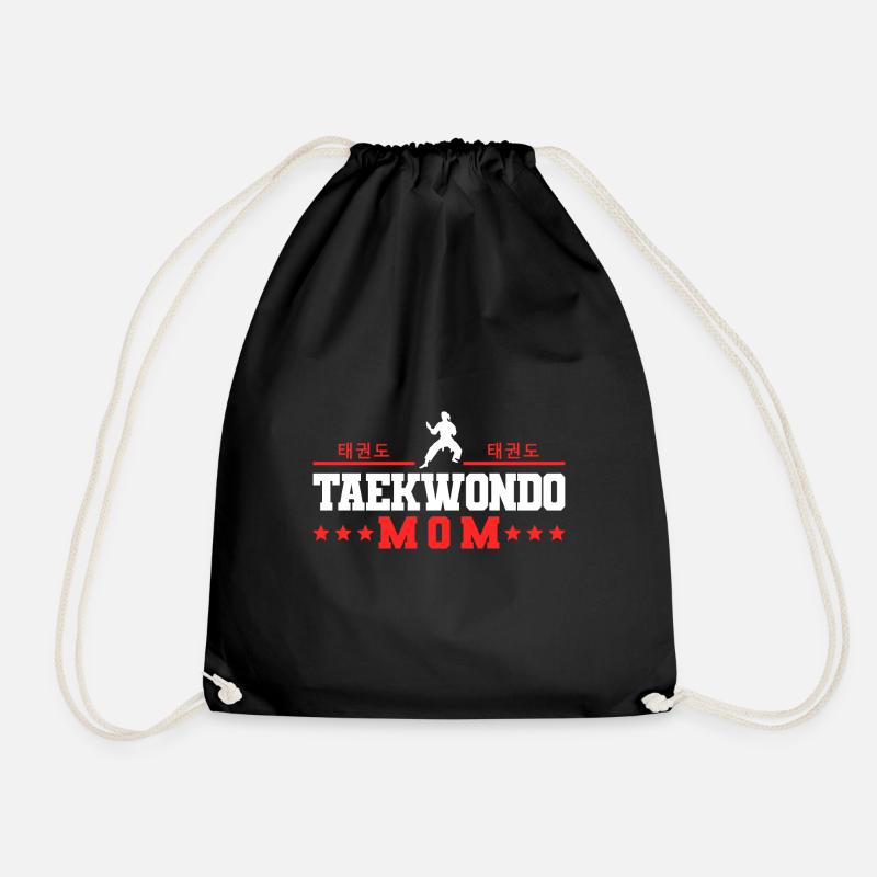 TKD Korean Martial Arts Tae Kwon - Turnbeutel - Schwarz