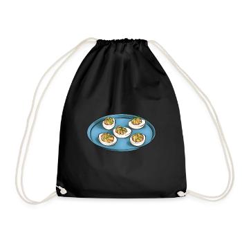 Oeufs farcis Oeufs farcis - Sac de sport léger - noir - Devant