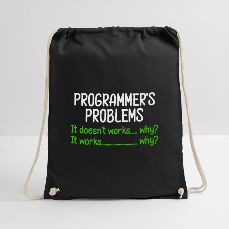 Programmierer Tux Problems Geburtstagsgeschenk Turnbeutel