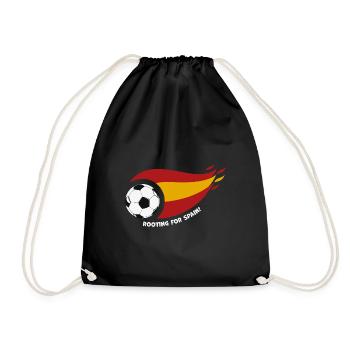 Rooting for Spain - Drawstring Bag - black - Front