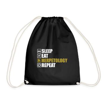 Zoologie Reptiles Amphibiens - Sac de sport léger - noir - Devant