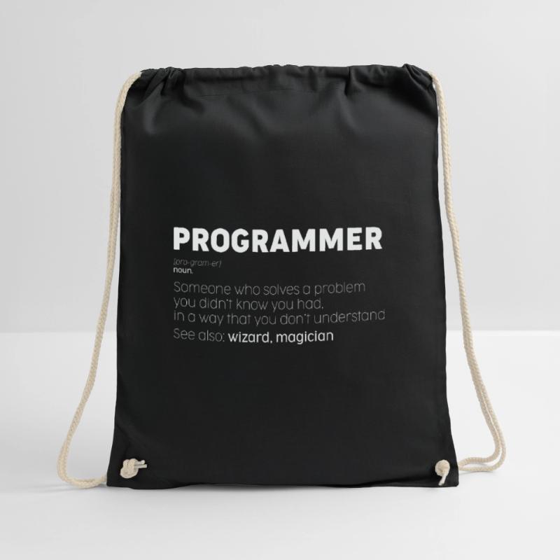 Programmer Noun Funny Coder Humor Nerd Turnbeutel