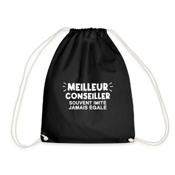 Conseiller | Je suis le meilleur Conseiller - Sac de sport léger - noir - Devant
