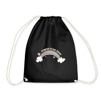 Les progrès de la thérapie comportementale du thérapeute ABA ne sont pas - Sac de sport léger - noir - Devant