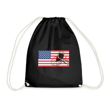 Soudeur Drapeau américain Spot Soudeur G - Sac de sport léger - noir - Devant