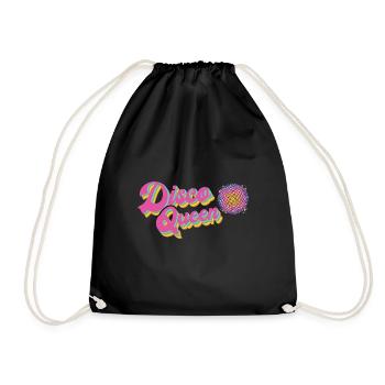 Retro Lifestyle Vintage Groovy Party Disco Clubs - Drawstring Bag - black - Front