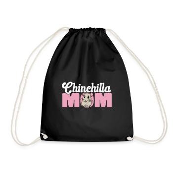 Chinchilla - Turnbeutel - Schwarz - Vorne