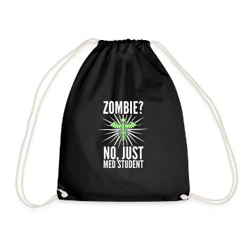 Cadeau drôle étudiant en médecine - Sac de sport léger - noir - Devant