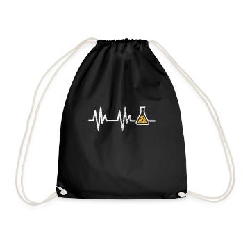 Puls Chemiker Geschenk - Turnbeutel - Schwarz - Vorne