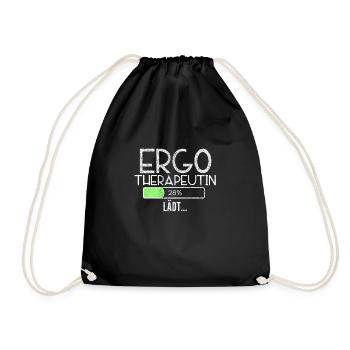 Occupational therapist Gift Training Funny - Drawstring Bag - black - Front