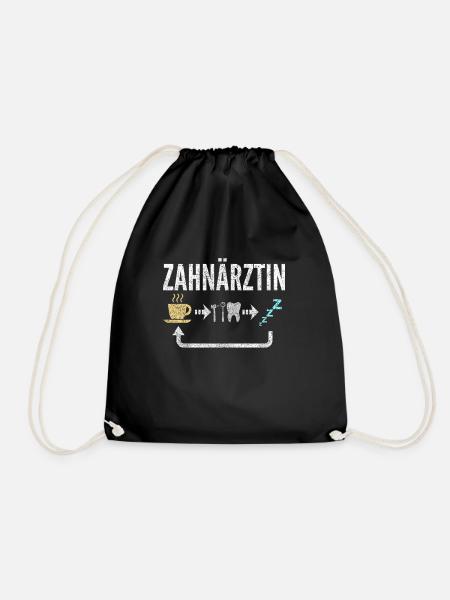Zahnärztin - Turnbeutel - Schwarz