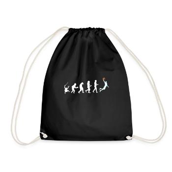 Basketball Evolution - Drawstring Bag - black - Front
