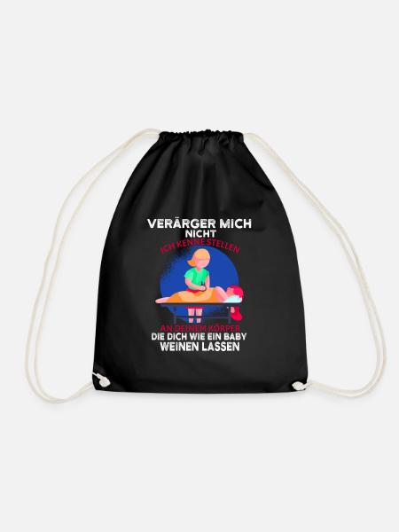 Physiotherapeutin Lustiges Geschenk - Turnbeutel - Schwarz