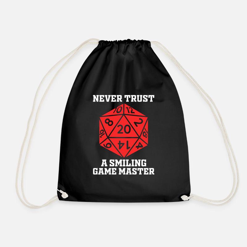 Jeu de rôle d’idée cadeau de stylo et de papier - Sac de sport léger - noir