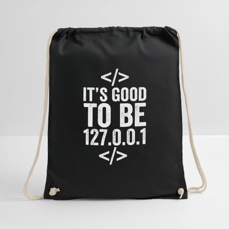 Programmer localhost Drawstring Bag