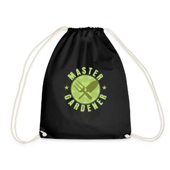 Jardinage "Maître jardinier" - Sac de sport léger - noir - Devant