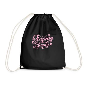 Sleeping Beauty sleep like a baby - Drawstring Bag - black - Front