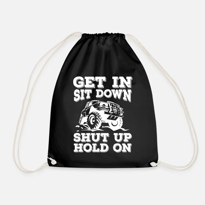 Get In Sit Down Shut Up Hold On Jeeps - Turnbeutel - Schwarz