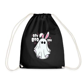 Boo boo Geist Halloween - Turnbeutel - Schwarz - Vorne