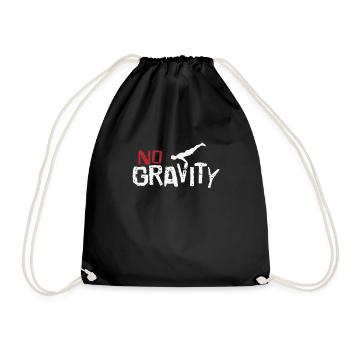 Calisthenics pas d’entraînement Gravity Fitness - Sac de sport léger - noir - Devant