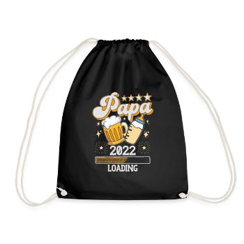 Papa 2022 Chargement fête des pères - Sac de sport léger - noir - Devant