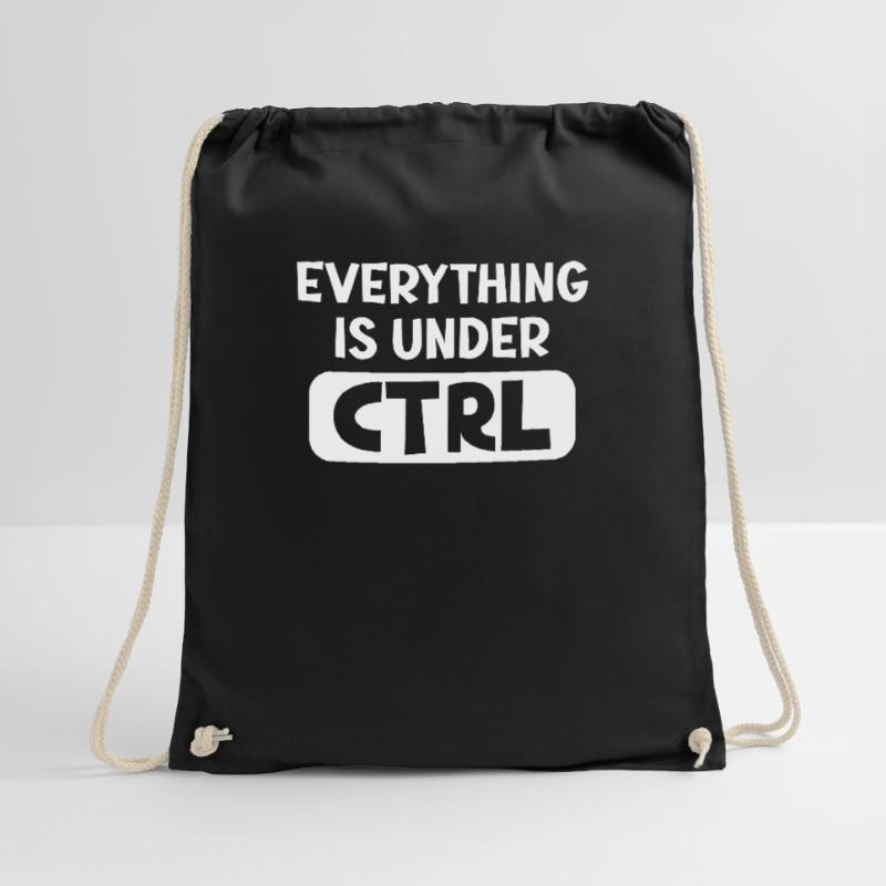 Everything is under CTRL Programmer Drawstring Bag