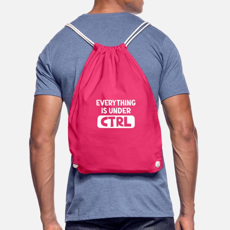 Everything is under CTRL Programmer Drawstring Bag