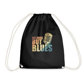 Nothing but Blues Musik Trompete - Turnbeutel - Schwarz - Vorne