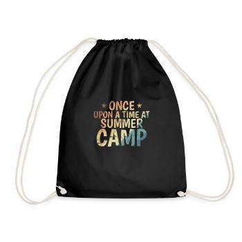 Il était une fois au camp d’été Urlaub - Sac de sport léger - noir - Devant