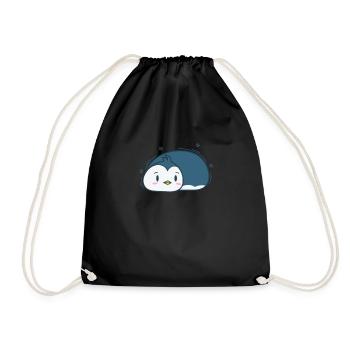 Un pingouin blottit un animal de l’Antarctique - Sac de sport léger - noir - Devant