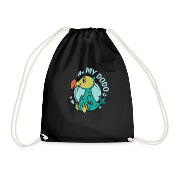 My Dodo Bird from Mauritius - Drawstring Bag - black - Front