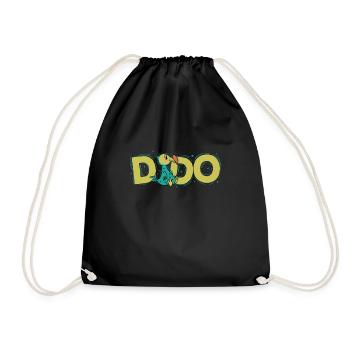 Dodo bird from Mauritius - Drawstring Bag - black - Front