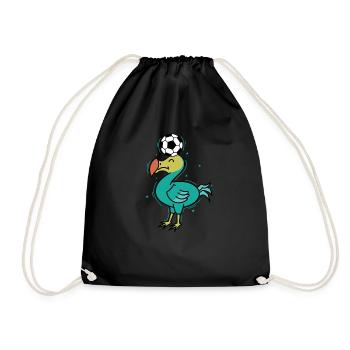 Dodo joue à l’oiseau de football de l’île Maurice - Sac de sport léger - noir - Devant