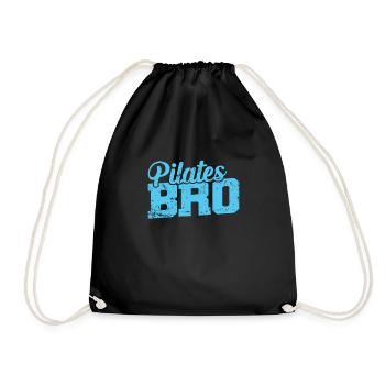 Pilates Bro Fitness Powerhouse Training - Drawstring Bag - black - Front
