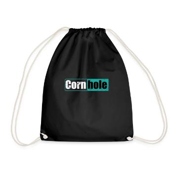 Cornhole Game Leisure Hobby - Drawstring Bag - black - Front