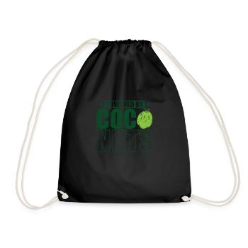 Propulsé par Coconuts Palm Exotic Fruit - Sac de sport léger - noir - Devant