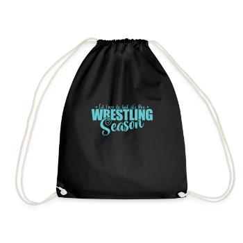 I'd love to, but it's Pro Wrestling Season Show - Drawstring Bag - black - Front