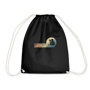 Photographer Photos Scan Camera - Drawstring Bag - black - Front