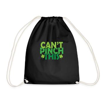 Can't Pinch This St. Patrick's Day - Drawstring Bag - black - Front