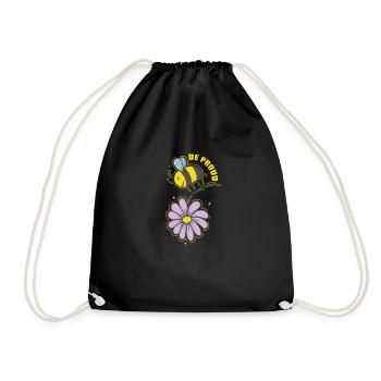 Soyez fiers Abeilles Animaux Nature Apiculteurs - Sac de sport léger - noir - Devant